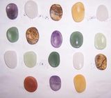 Semi Precious Stone Decoration, Thumb Stone, Massage Stone <Esb01631>